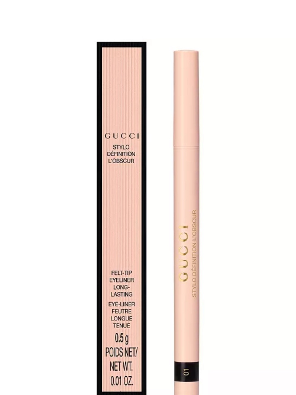 Gucci Stylo Définition L'Obscur Felt Tip Eyeliner 01 Eve Black
